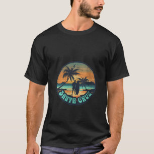 Papais noeis para mulheres Cruz V Camisa do pescoç