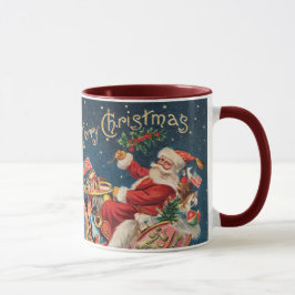 Papais noeis Patrióticos Pequena Caneca de Natal F
