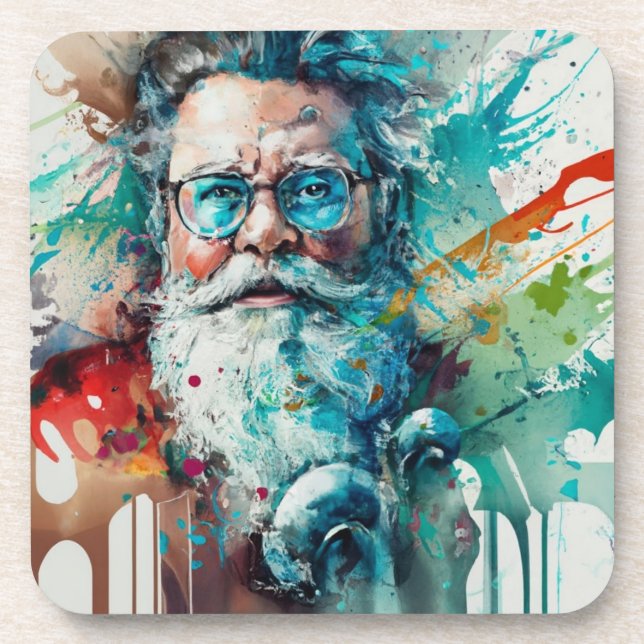 Papais noeis porta copos (Frente)