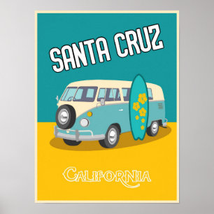PAPAIS NOEIS POSTER DE VIAGENS CRUZ CALIFORNIA