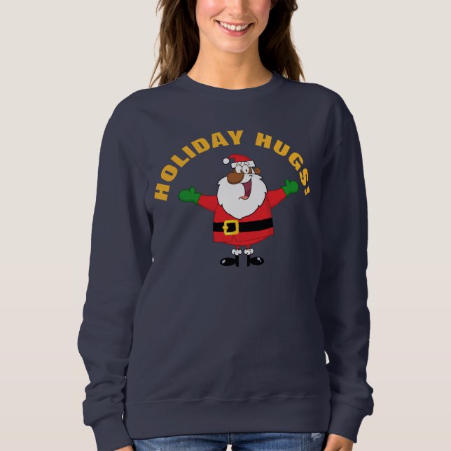 Papais noeis Pretos Abraçam Camisa (Frente)