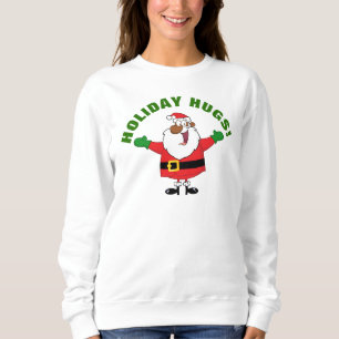 Papais noeis Pretos Abraçam Camisa