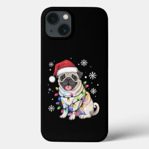 Papais noeis Pug Christmas Lights Xmas Dog Lover