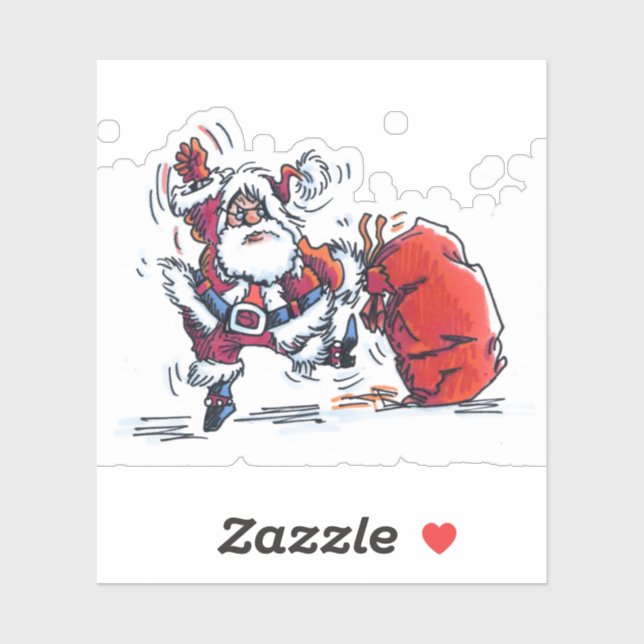 Papais noeis raivosos contem o adesivo (Folha)