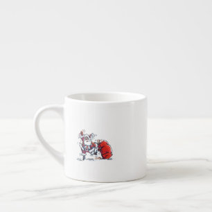 Papais noeis raivosos espresso caneca