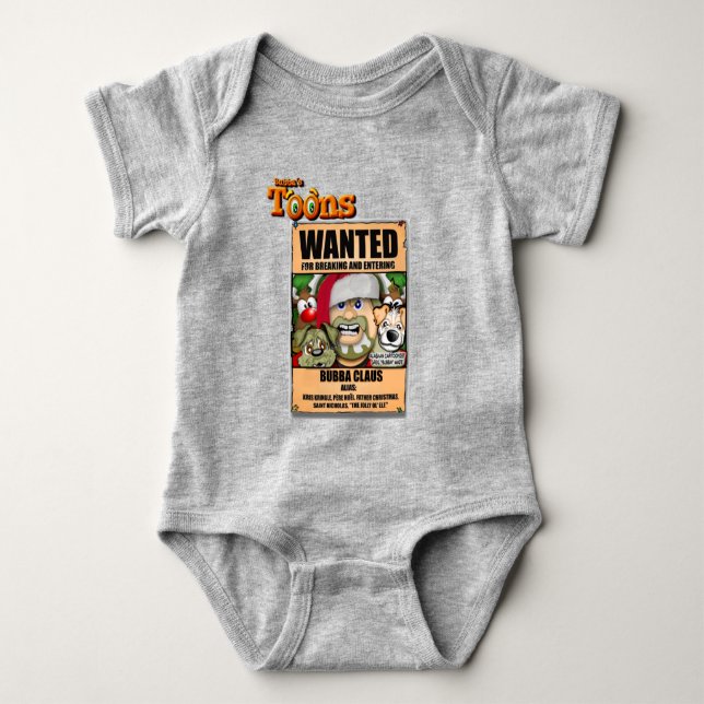 Papais noeis Ruins Bubba Claus T-Shirt (Frente)