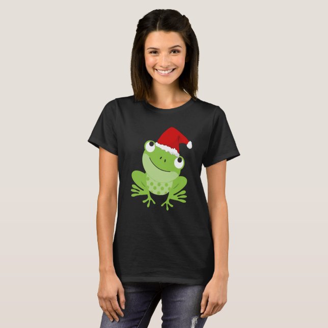 Papais noeis Sapo T-Shirt (Frente Completa)