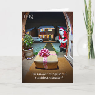 Papais noeis Suspeitos Cartão de Saudação de Natal