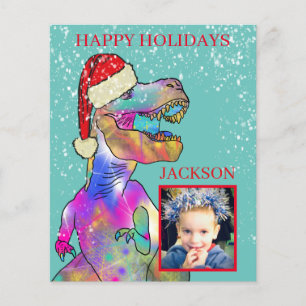 Papais noeis T Rex Orçamento para Crianças Fotográ