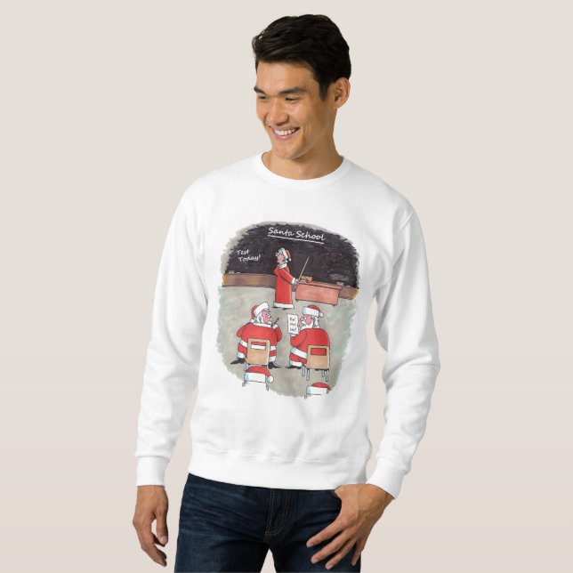 Papais noeis Testar camisa branca (Frente Completa)