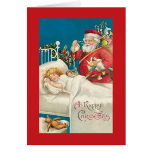 Papais noeis Vitorianos e Cartão de Natal para Cri