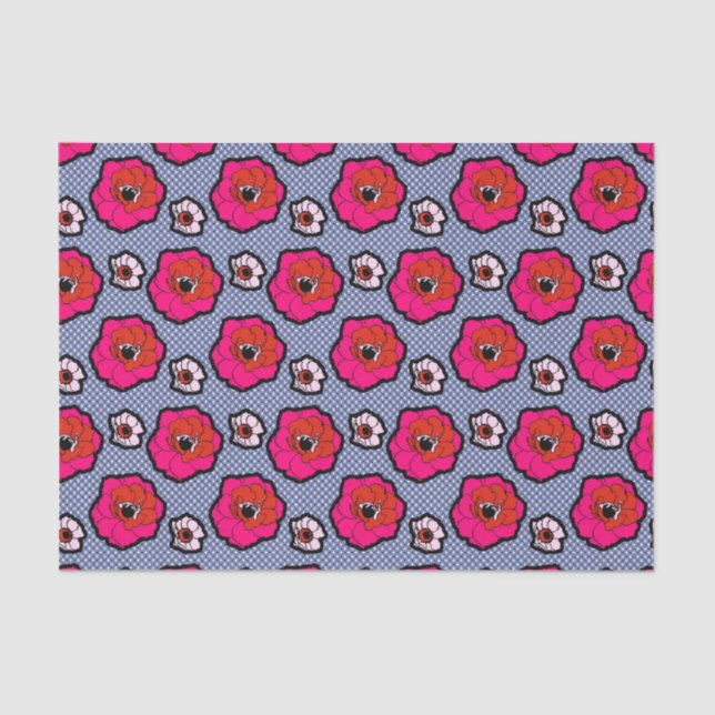 Papas De Papel Azul (Frente )