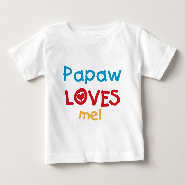 Papaw me ama T-shirts e presentes (Frente)