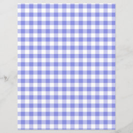 Papéis de Artesanato Blue Gingham