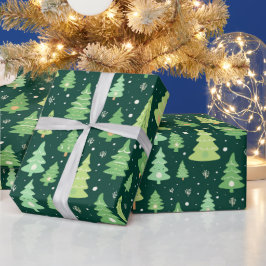 papeis de natal verde papel de embrulho de present