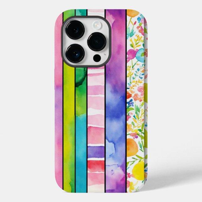 Papéis Digitais Vibrantes para Cores de Água (Verso)