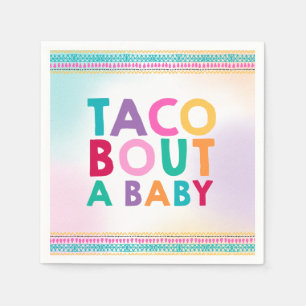 Papel Ataque do Taco do guardanapo do chá de fraldas da