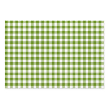 Papel Avocado Verde Xadrez Gingham Cor Retro