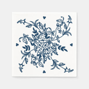 Papel Azul de Casablanca em guardanapo do Livro Branco