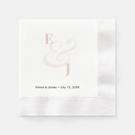 Papel Blush Ampersand | Guardanapo de Cocktail Personali