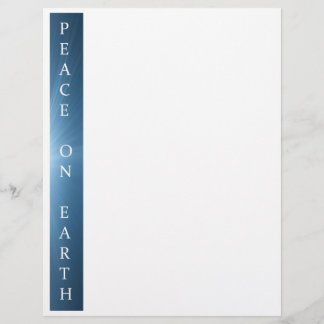 Papel Carta de Natal - Paz na Terra Design