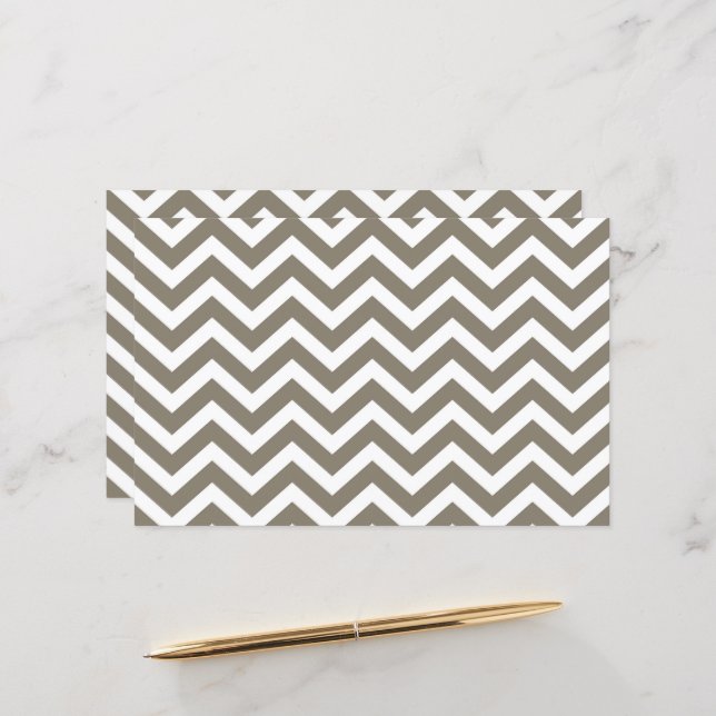 Papel Cartão Chevron Espesso Cinza e Branco V3 Cas (Frente/Verso In Situ)