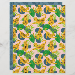 Papel Cheetah Scrapbook