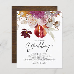 PAPEL Cinnamon Casamento Fall Florals