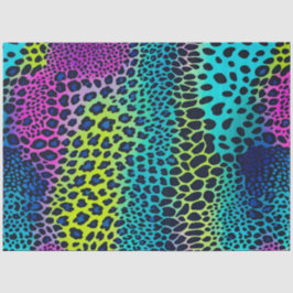 Papel Colorido Tecido de Impressão Animal