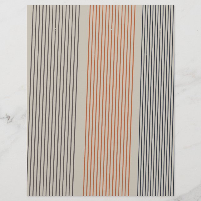 Papel com Padrão Listrado Fino (Frente)