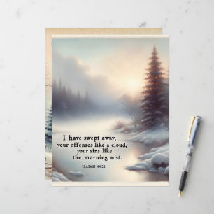 Papel Craft Cartão de Versículos da Bíblia de Inve