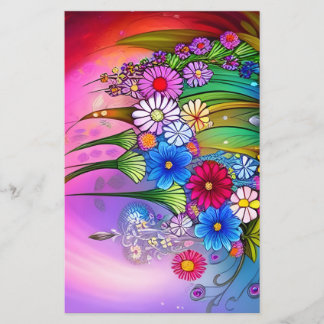 Papel Craft Decoupage Padrão de Flor Floral Modern