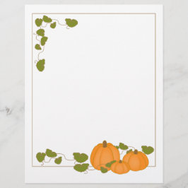 Papel de Abóboras de Jardim