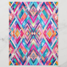 Papel de abstrato de padrão de diamante colorido