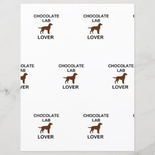 papel de álbum de recortes de amante de lab chocol