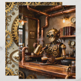 Papel de Álbum de Recortes de Bom Café