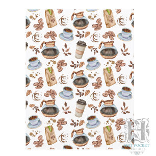 Papel de Álbum de Recortes de Café