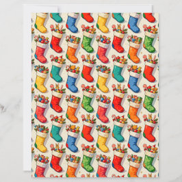 Papel de Álbum de Recortes de Meias Cheias
