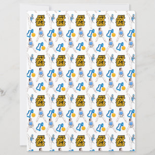 Papel de Álbum de Recortes de Taekwondo (Meninas)