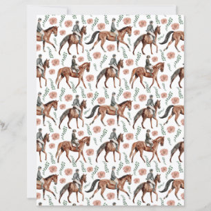 Papel de Álbum de Recortes Equestre