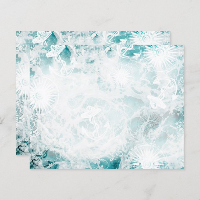 Papel de álbuns náuticos de duas faces (Frente/Verso)