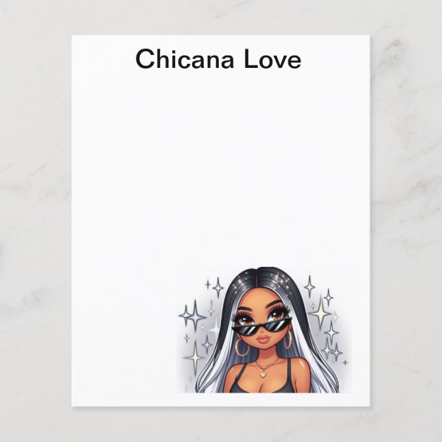 Papel de amor chicana (Frente)