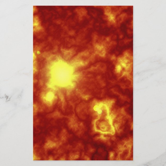 Papel de Artesanato amarelo e laranja (Frente)