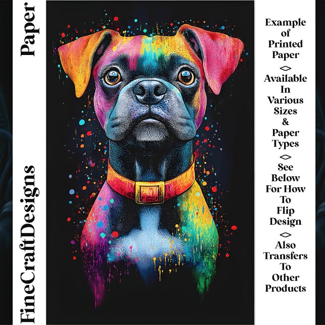 Papel de Artesanato CS6 Cachorro Curto de Pop Colo (Criador carregado)