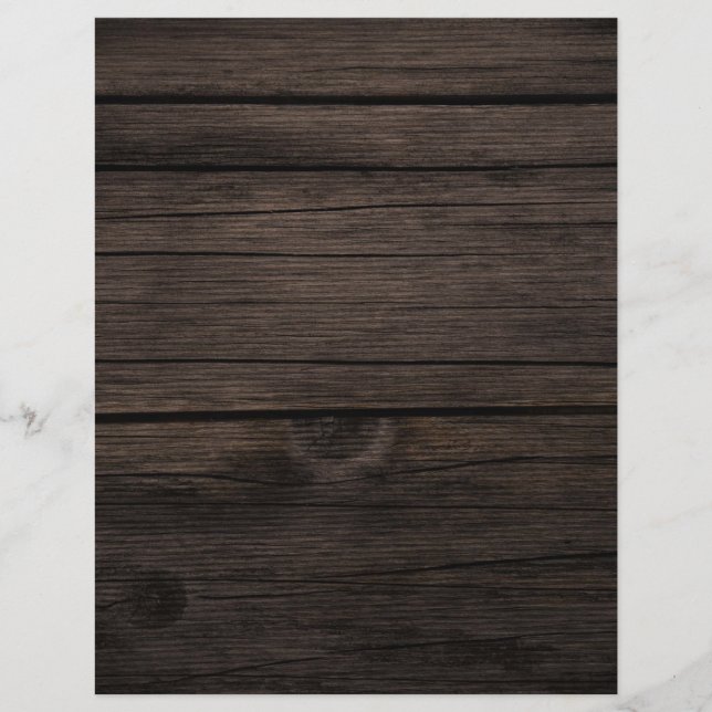 Papel de Artesanato de madeira russa escura (Frente)