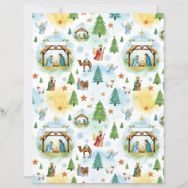 Papel de artesanato de Natal da Natividade
