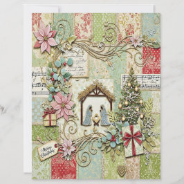 Papel de artesanato de Natal da Natividade