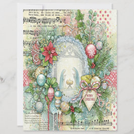 Papel de artesanato de Natal da Natividade