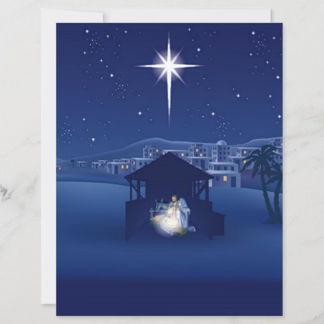 Papel de artesanato de Natal da Natividade (Frente)