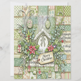 Papel de artesanato de Natal da Natividade